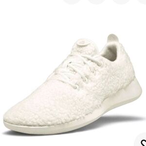 Allbirds Women's Wool Runner Shoes Sneakers Fluffs White Size 10 New